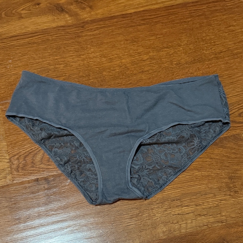 Victoria's Secret Charcoal Lace Panties